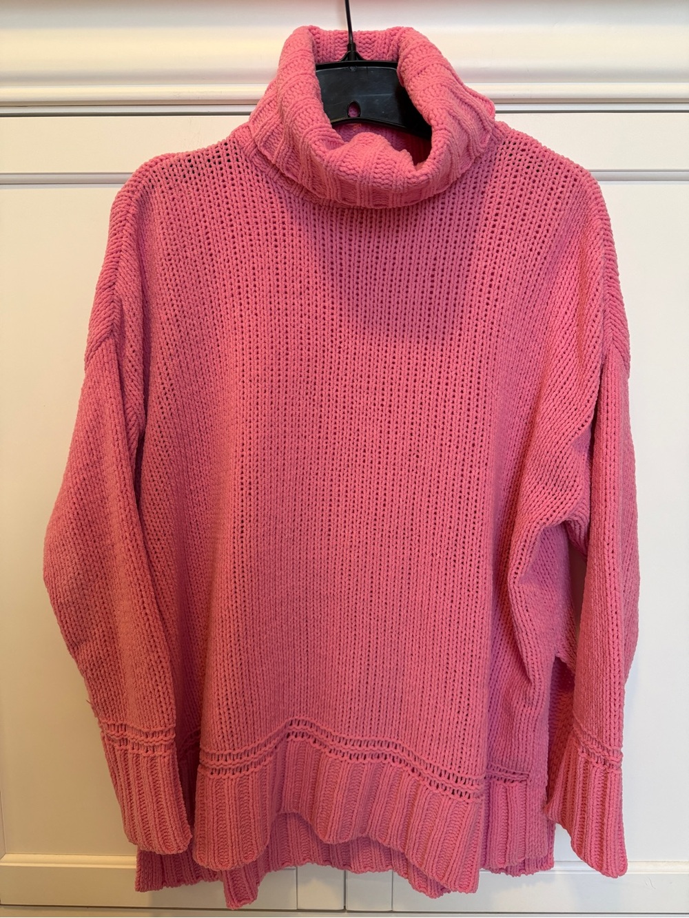 aerie Bubblegum Pink Turtleneck Sweater XS (oversized)